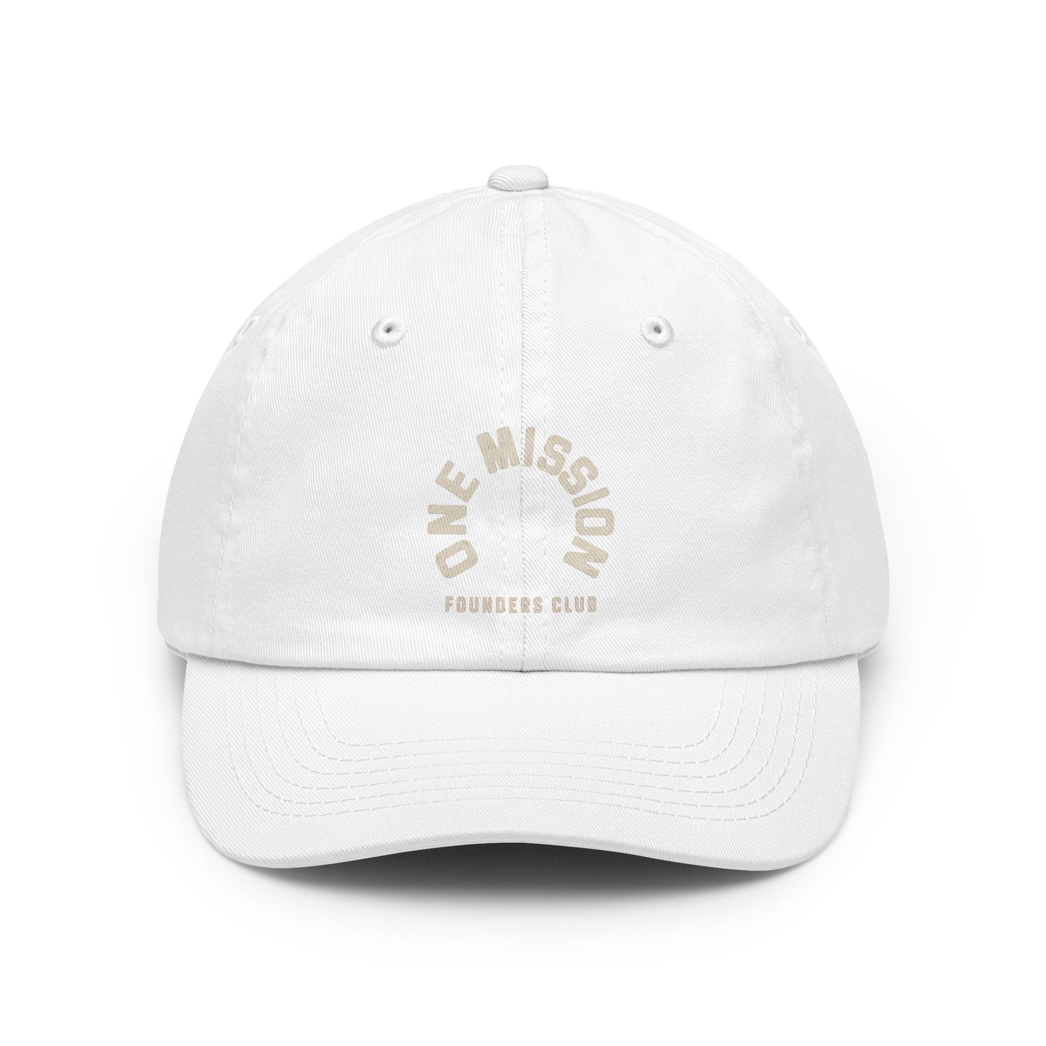 One Mission Dad Hat – Embroidered 'One Mission' Vintage Circle Baseball Cap
