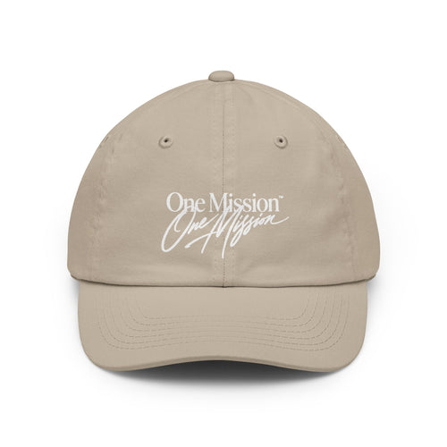 Dad Hat — "One Mission" Script Embroidered Baseball Cap