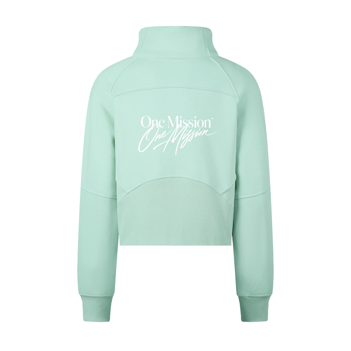 One Mission Cropped Half-Zip Sweatshirt