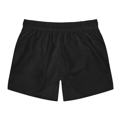 Men's Black Swim Trunks with 'ONEMISSION' Logo