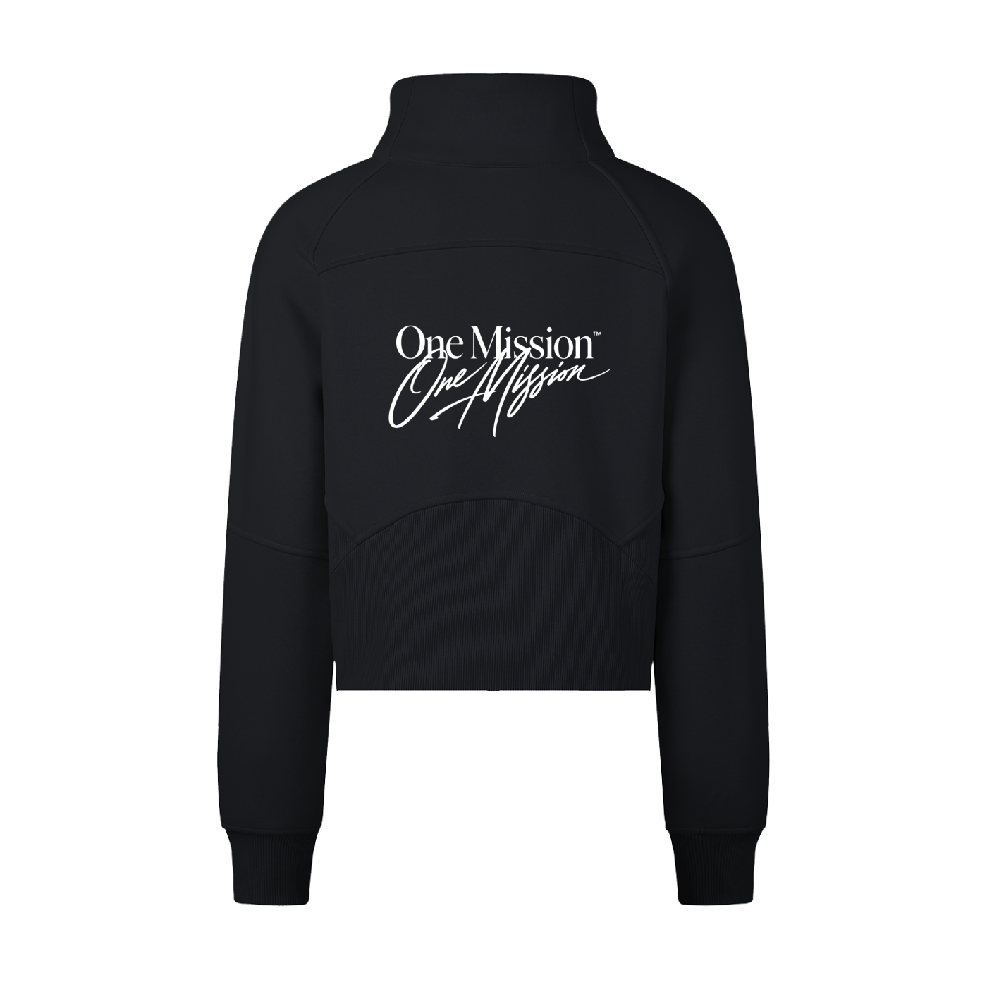 One Mission Cropped Half-Zip Sweatshirt