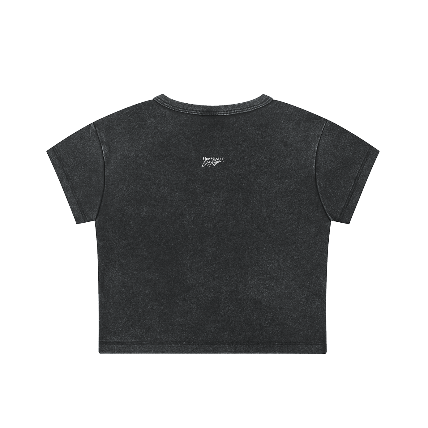 One mission Snow Washed Crop Top