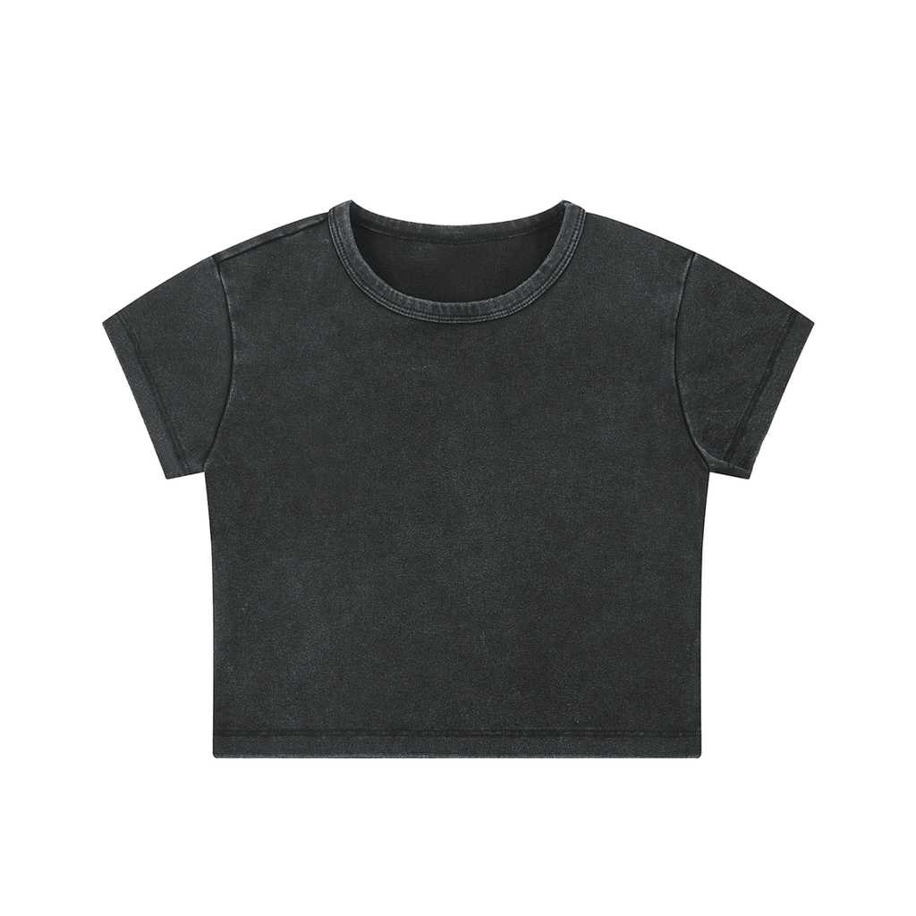 One mission Snow Washed Crop Top