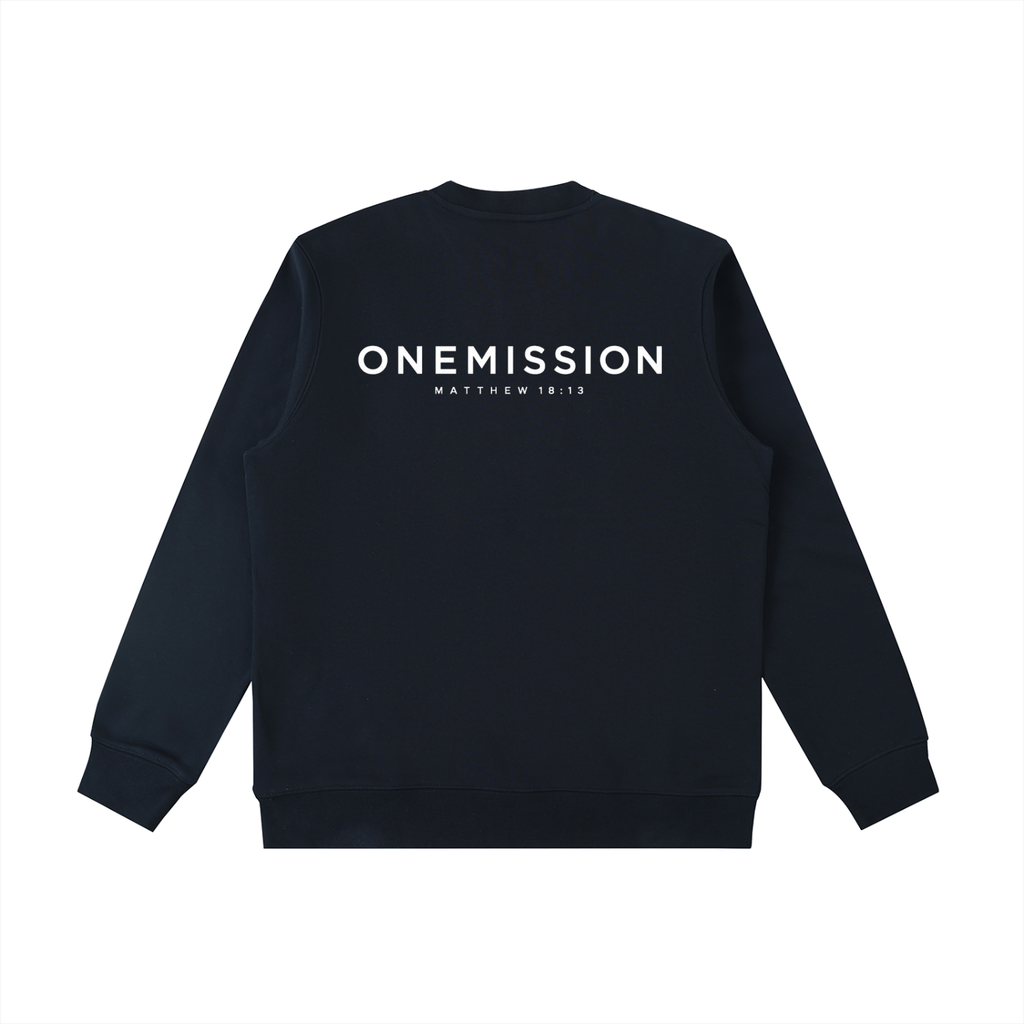 One Mission Heavyweight Crewneck  Sweatshirt