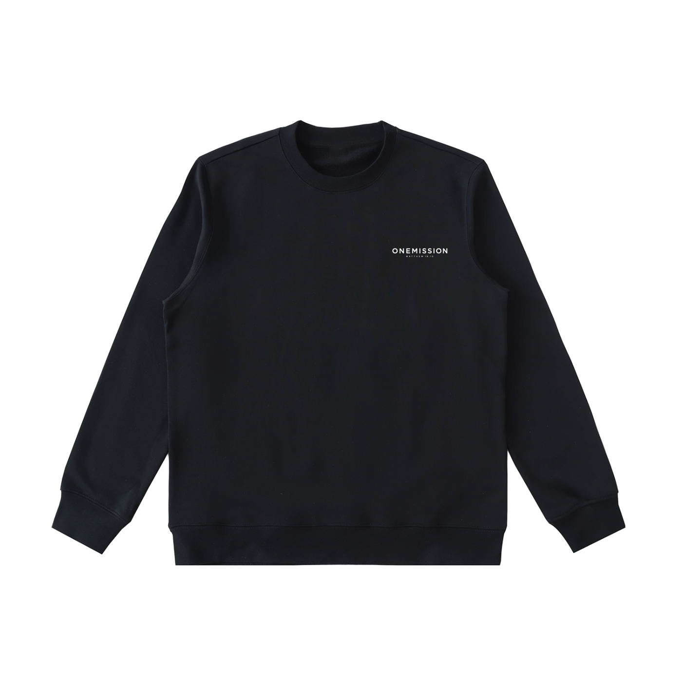 One Mission Heavyweight Crewneck  Sweatshirt