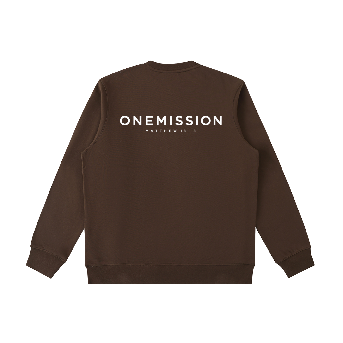 One Mission Heavyweight Crewneck  Sweatshirt