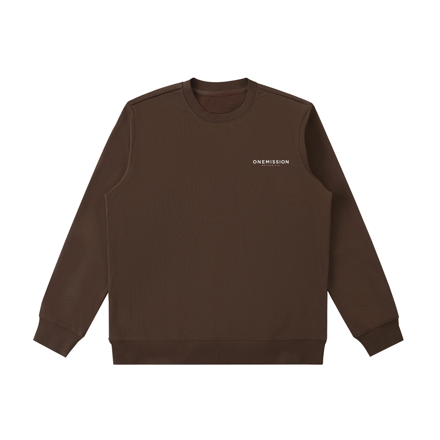 One Mission Heavyweight Crewneck  Sweatshirt