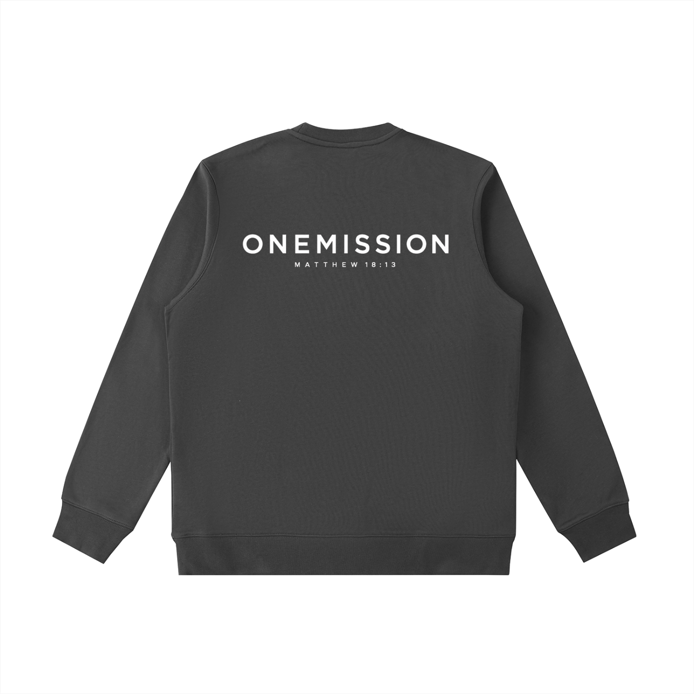 One Mission Heavyweight Crewneck  Sweatshirt