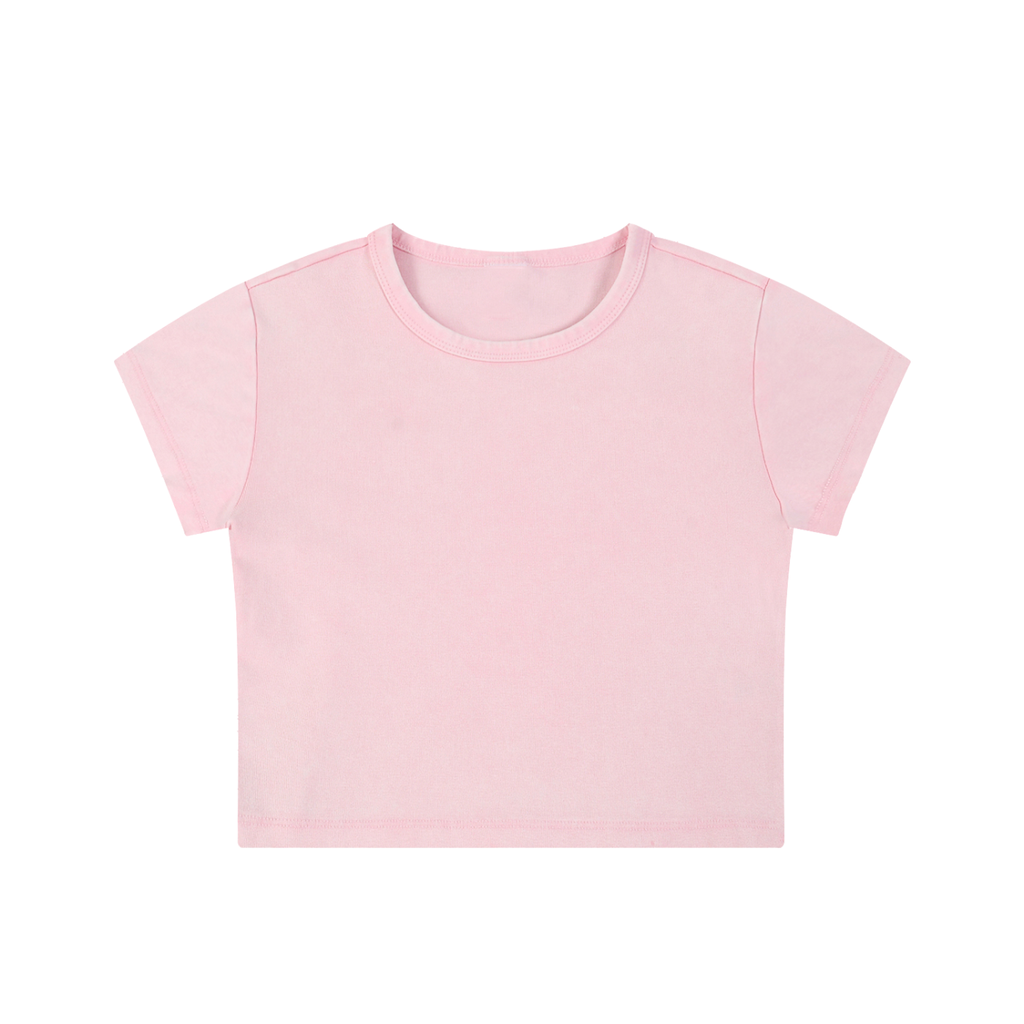 One mission Snow Washed Crop Top