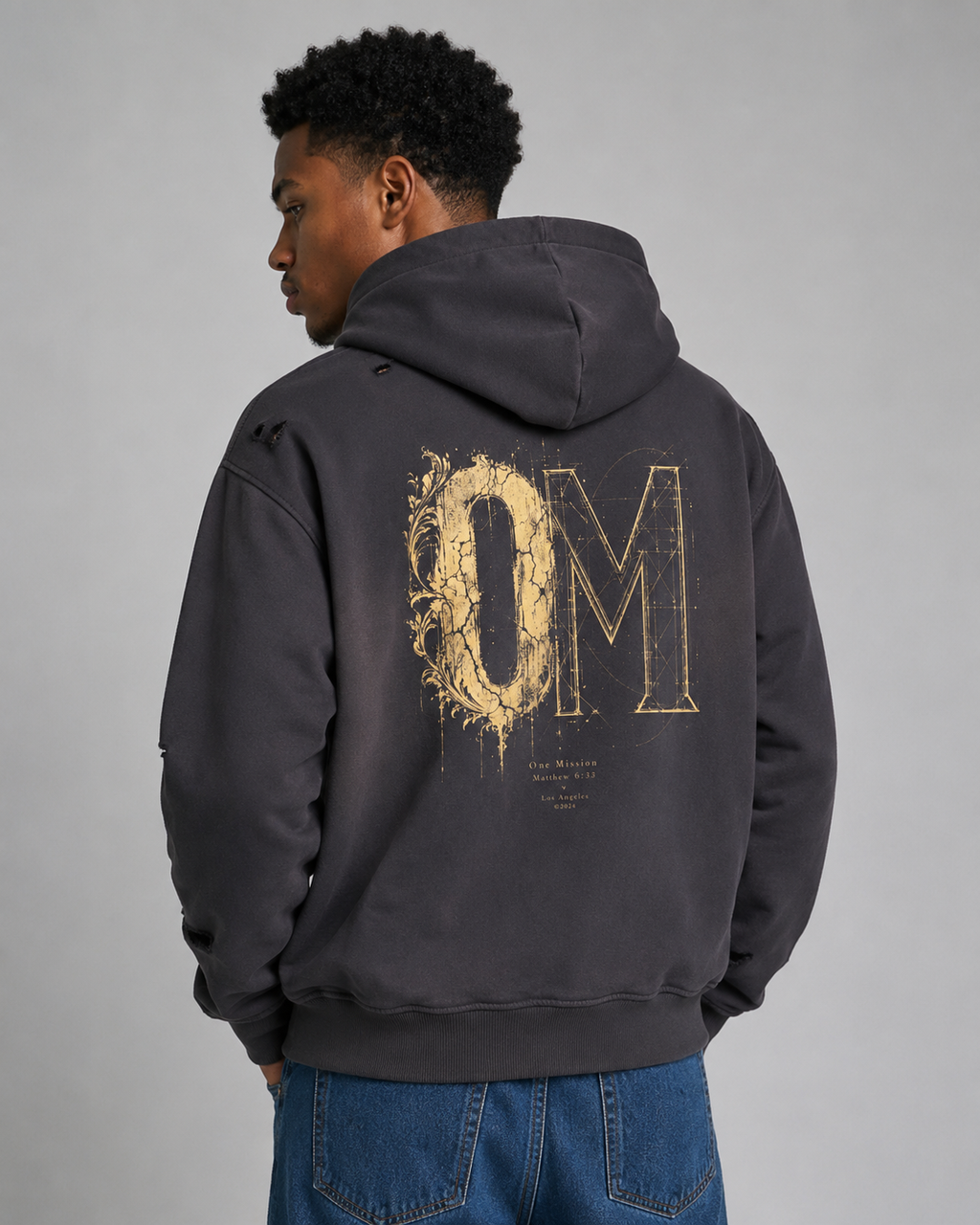 OM Gold hoodie