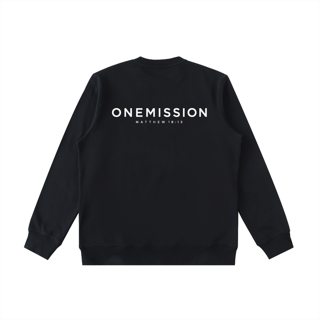 One Mission Heavyweight Crewneck  Sweatshirt