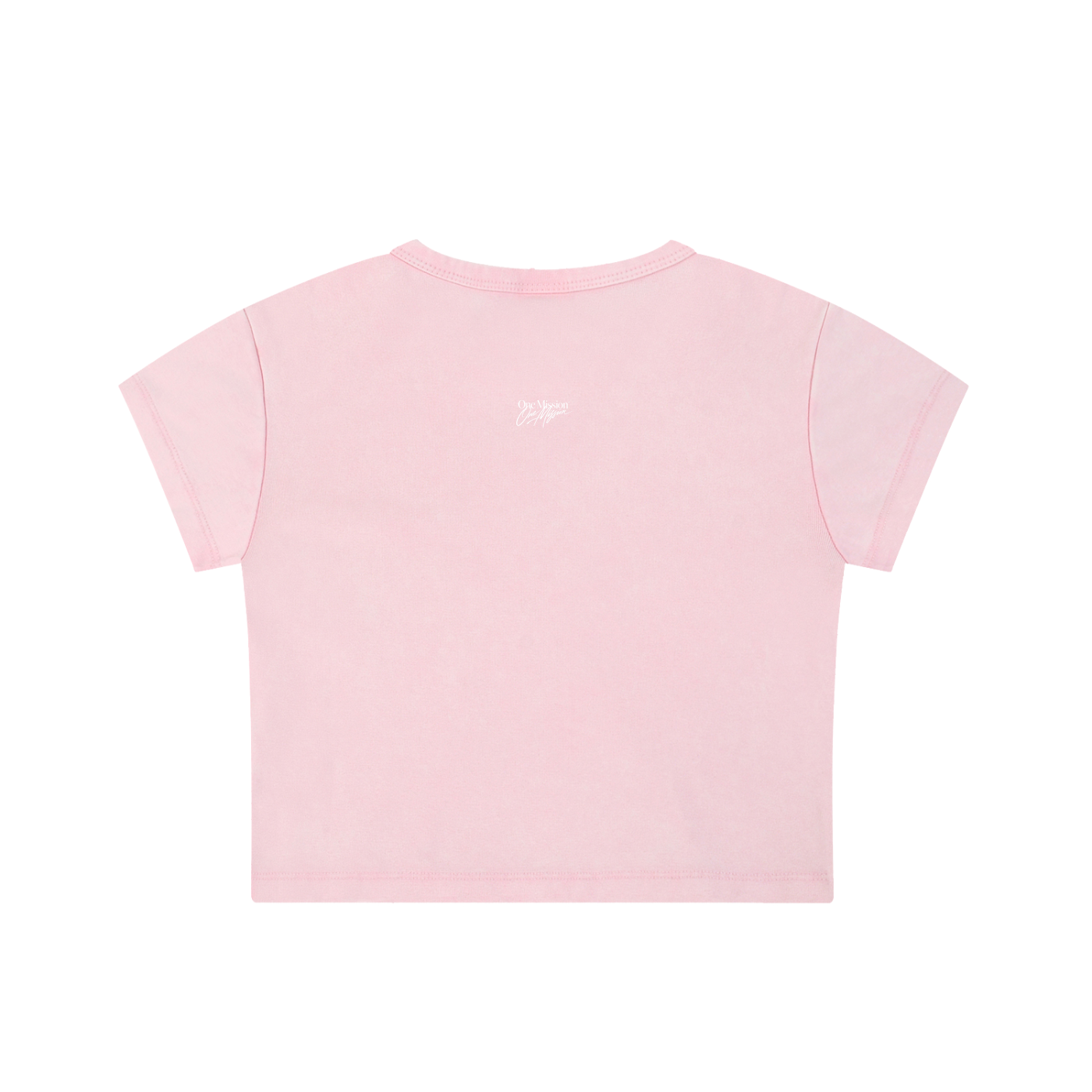 One mission Snow Washed Crop Top